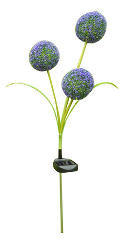Lámpara De Césped Con 3 Led Con Forma De Diente De León Y En