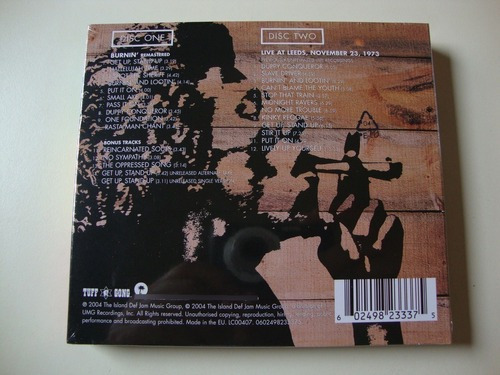 Cd Duplo - Bob Marley & The Wailers - Burnin' (deluxe Ed) Im