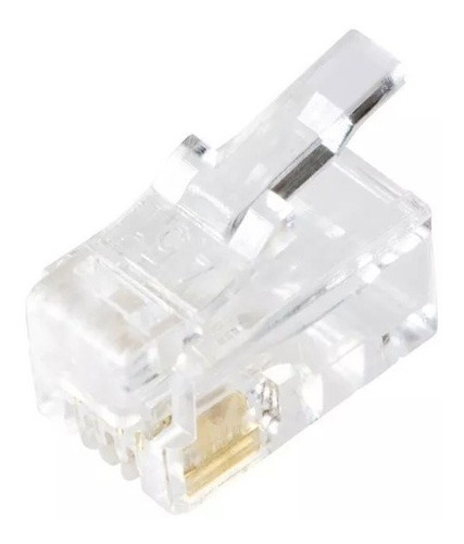 Conector Rj45 Cat 6 Red Utp Paquete De 10 Unidades