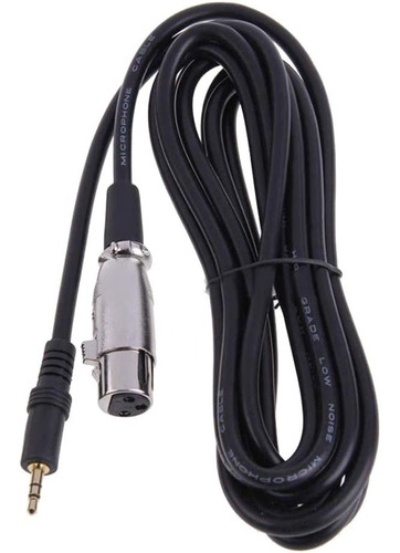 Imagen 1 de 8 de Cable Canon Xlr Hembra A Mini Plug 3.5mm 2.5 Metros