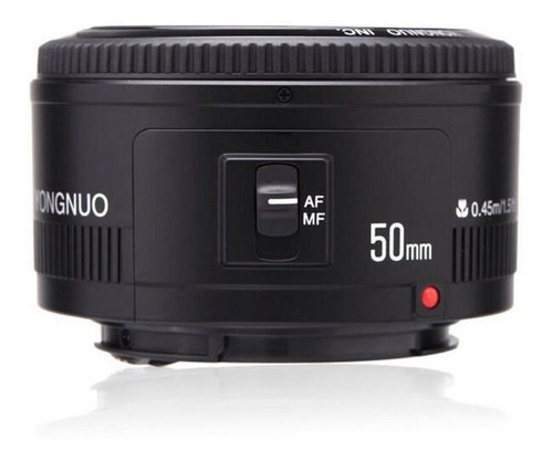 Lente Yongnuo 50mm Nova + Garantia Para Canon Dslr