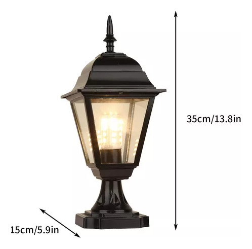 Farol For Jardín, Postes De Luz For Exteriores, Tradiciona