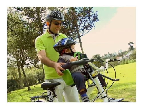 Imagem 6 de 6 de Cadeira Bicicleta Dianteira Cadeirinha Luxo Frontal Oferta