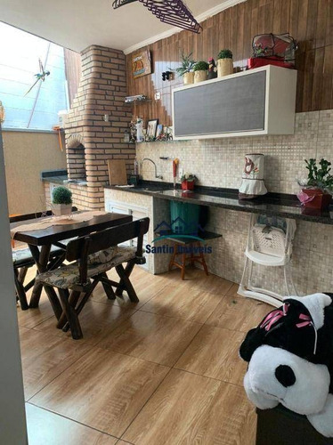 Imagem 12 de 14 de Sobrado Com 3 Dormitórios(01 Suíte E 01 Reversível ) Espaço Gourmet, 02 Vagas Cobertas À Venda, 131 M² - Ferrazópolis - São Bernardo Do Campo/sp - So0434