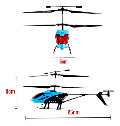 Helicóptero D Juguete A Control Remoto Rc Con Luz Drone