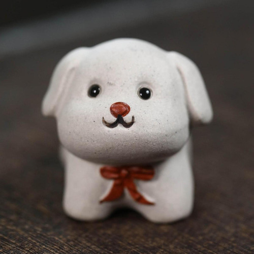 Mini Cerámica Arcilla De Arcilla Para Perros Té De Pie