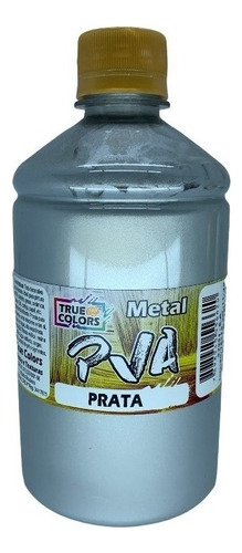 Tinta Pva Metalica 500ml 57991 Prata True E Colors