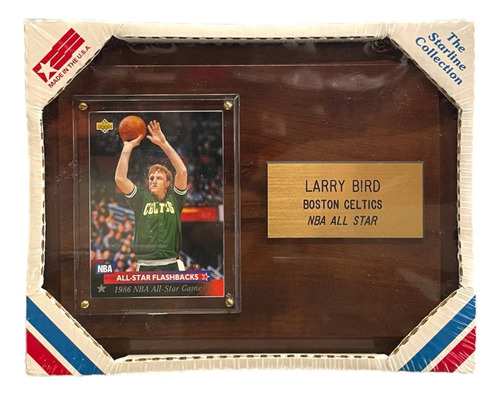 Placa De Exhibición Larry Bird Boston Celtics Collection