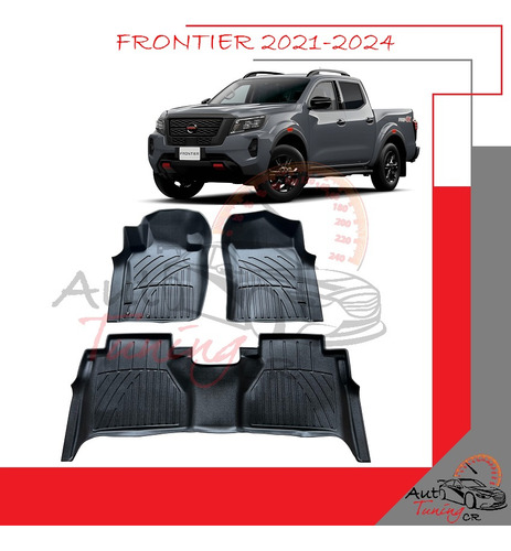 Alfombras Tipo Bandeja Nissan Frontier 2021-2024