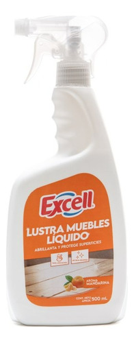 Lustra Muebles Liquido Con Gatillo Mandarina 500ml Excell 