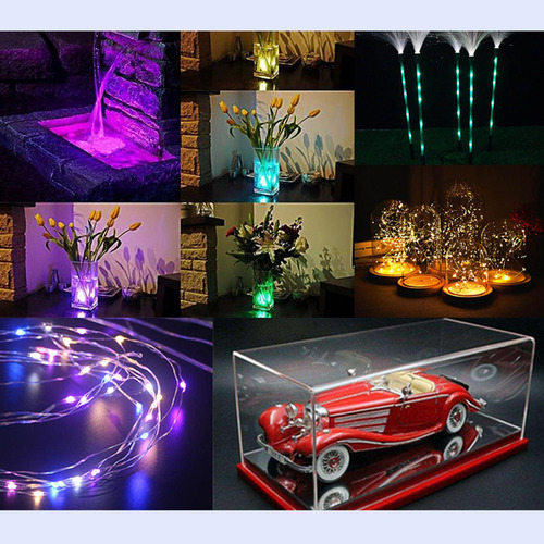Paquete De 20 Luces Micro Led Precableadas De 3mm Con Cable,