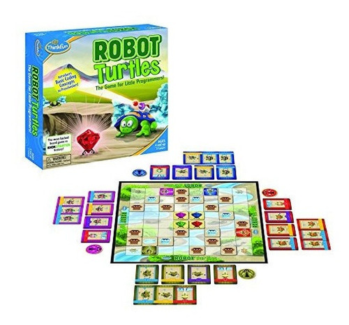 Thinkfun Robot Turtles Stem Juego De Tablero De Juguete Y Co