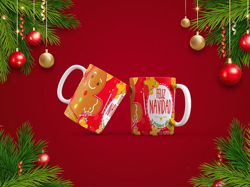 Mugs,taza,pocillo Navideños Regalo Navidad Personalizado