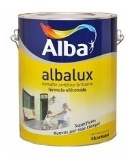 Imagen 1 de 6 de Esmalte Sintético Gris Hielo Brillante 029 X 4 L Albalux