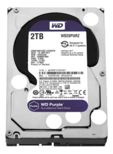 Disco Duro Purple De 2 Tb (Reacondicionado)