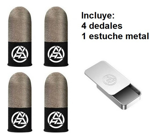 Dedales Gamer Guantes Dedos Fibra Touch Profesional Fundas