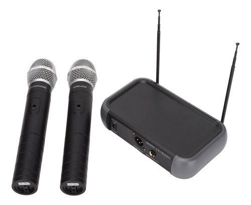 Sistema De Micrófono Inalámbrico Vhf 220270mhz Portátil Para