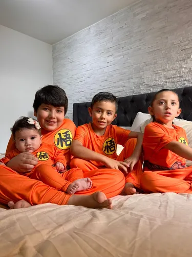 Pijamas de dragon ball z para niños sale