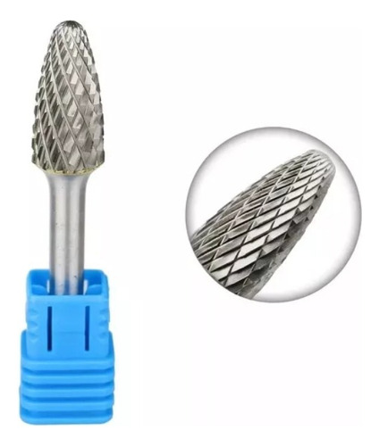 Lima Fresa Rotativa Para Metal Taladro Dremel 6mm X 12mm