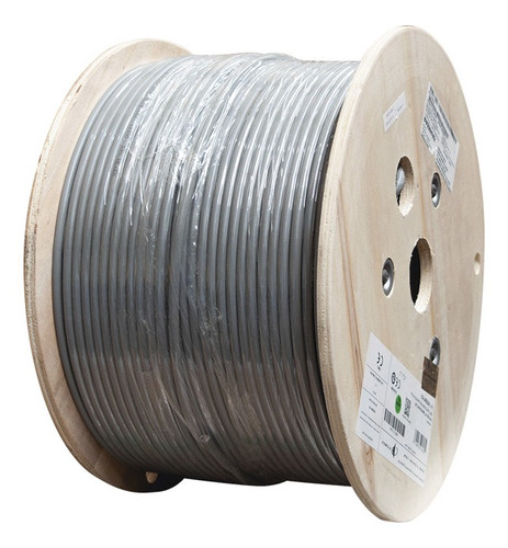 Cable Blindado F/utp Z-max Cat6a 10gbase-t Cm Gris 305m