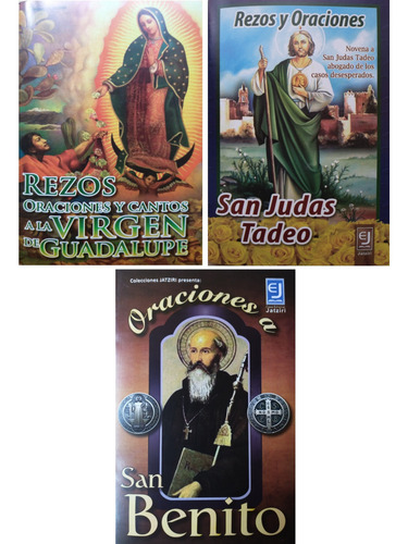 Rezos Y Oraciones Católicas - 3 Libros
