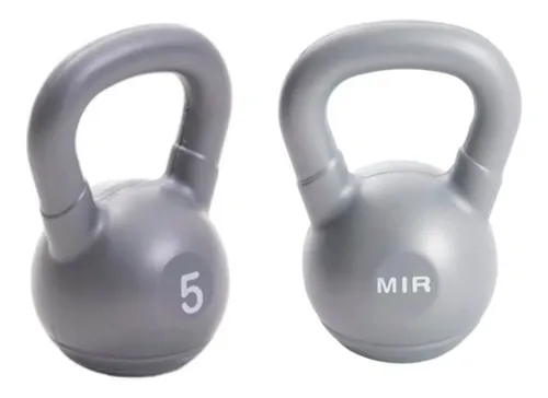 Kettlebell Pesa Rusa Fitness Mir Plastica 7kg Gimnasio Cuota