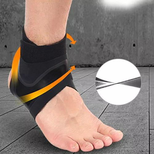 2 Tobillera De Soporte Elástico Para Fascitis Plantar, Manga
