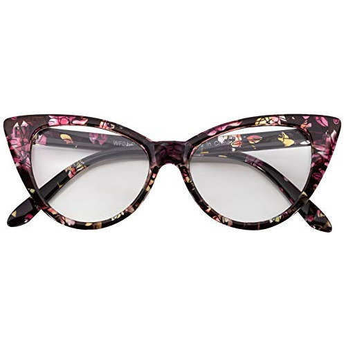 Owl Cateye Gafas De Sol Para Mujeres Clásico Vintage Q30il