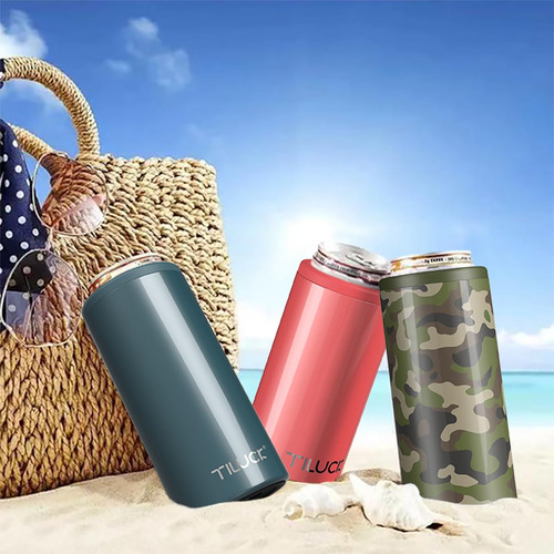 Can Cooler Tiluck Skinny For Slim Beer & Hard Seltzer 355 Ml