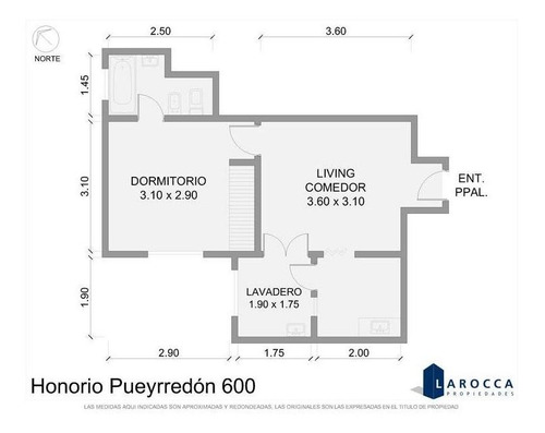 Imagen 14 de 14 de Departamento En Venta 2 Amb En Caballito