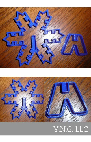 3d Copo De Nieve De La Navidad De La Galleta Cortador De Pan