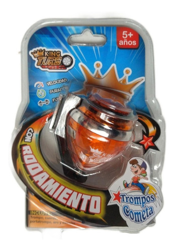Trompo Cometa King Turbo - Con Rodamiento - 3 Piezas