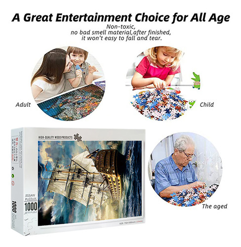 Juego De Rompecabezas Grande De 1000 Piezas N Adults Puzzles