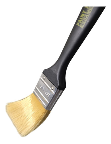 12 Pinceles Virola Nº1 Cerda Blanca Nº15 Essamet Paint 78 Cerdas Beige