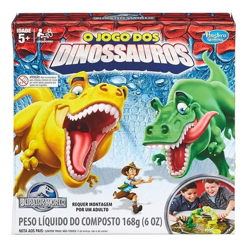 Brinquedo Massinha O Jogo Dos Dinossauros Playdoh Hasbro