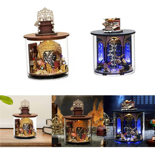 Dream Bottle Muñecas En Miniatura De Madera Para Niños