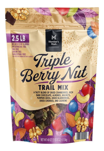 Mix Frutos Secos Y Nueces Triple Berry Nut 1.13kg