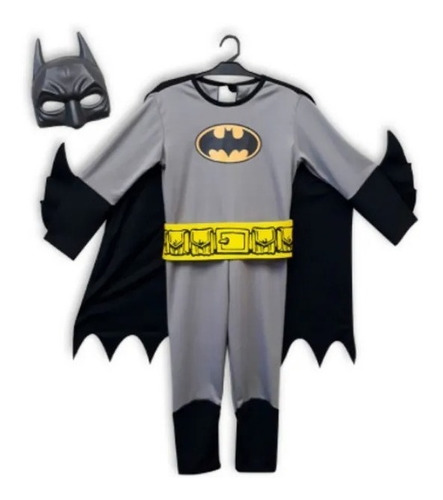Disfraz Batman Super Heroe Clasico Murcielago Dc Original