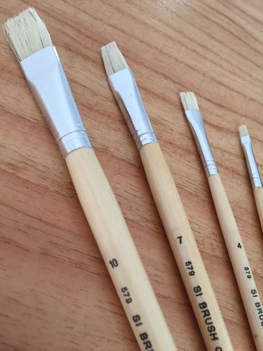 Imagen 6 de 8 de Kit Arte Bastidores Valija Madera Pinceles Acrilicos C2