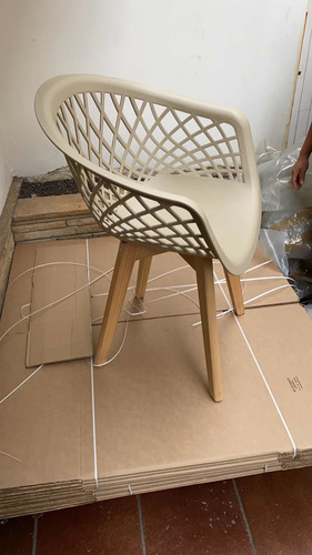 Imagem 7 de 7 de 6 Cadeiras Web Cloe Clarice Sidera Base Wood