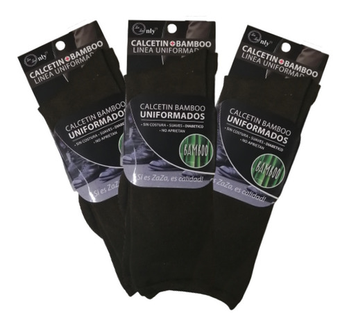 3 Calcetines De Bamboo Carabinero Uniformados 35 Al 39