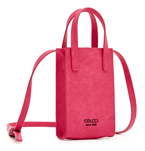 Bolsa Colcci Mini Tote Tranversal Feminina Rosa