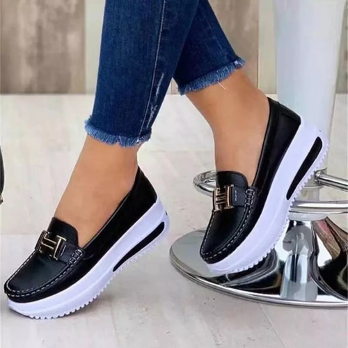 Zapatos Casuales Para Caminar Con Plataforma Para Mujer