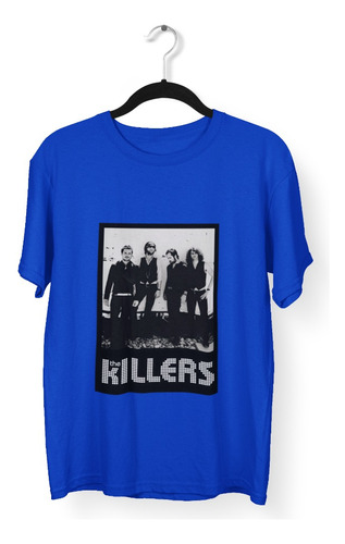 Polera Unisex The Killers Rock Grupo Estampado Algodon