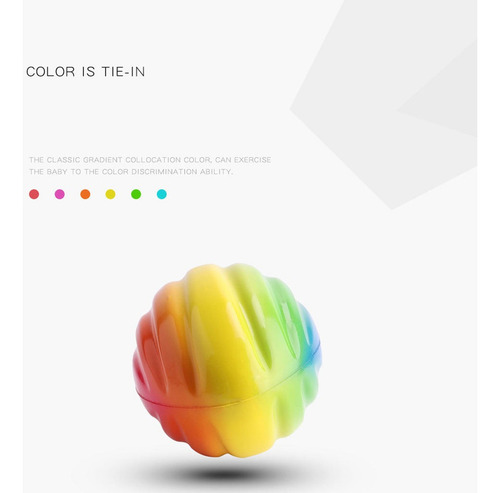 8 '' Rainbow Foam Football Soft Foam Espiral De Fútbol Al