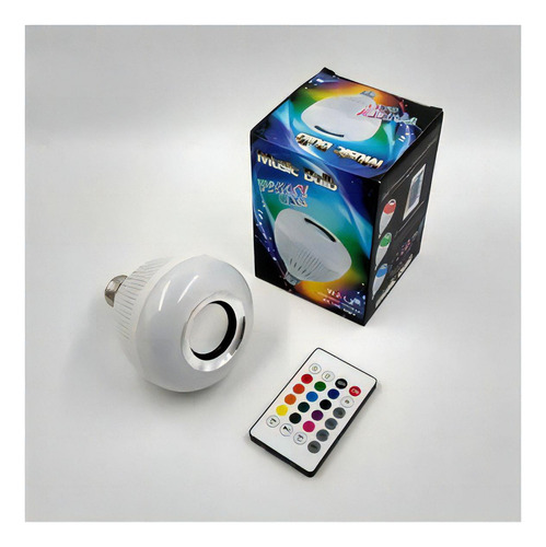Lâmpada Music Bulb Party Ball Led C/ Controle Remoto