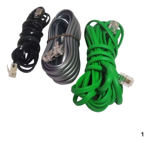 Cable Para Teléfonos Conector Rj11 - Splitter  Dsl - Pack