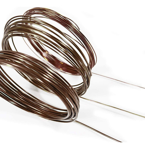 Y .. Kit De Alambre For Bonsáis, 9 Rollos De Aluminio