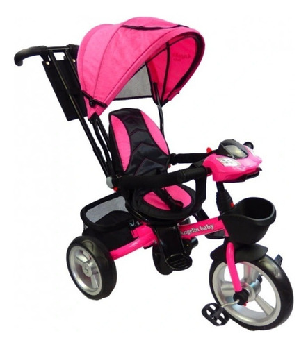 Triciclo Noni Angelin 3041 X 360° Evolutivo Rosa