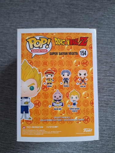 Funko Pop! Vegeta #154 Red Chrome Original - Dragon Ball Z
